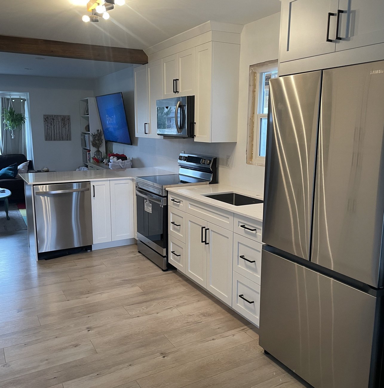 kitchen renovation by Baird Construction serving Cambridge, Ontario